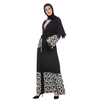 AliExpress Amazon European And American Women's Cross-border Exclusively for Simple Stitching Fashion Lace-up Robe Abaya
