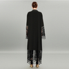 Fashion Plus Size Fashion Beaded Lace Hollow Lace Stitching Cardigan Fringed Robe