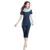  Sportswear Muslim Modest Fashion Sportswear Fabric Islamic Clothing 2021 Women Swimwear Swimwear Swimsuit Burkini