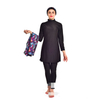 Muslim Hot-selling Four-piece Swimsuit Conservative Swimsuit Headscarf Cloak Beach Casual Clothing Printed Plus Size Swimsuit