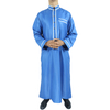Stand Collar New Arabic Wholesale Muslim Islamic Middle East Men's Robe Thobe