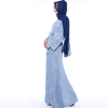 Fashion Ethnic Fake Two-piece Lace Dress Ins Trumpet Sleeve Long Skirt Islamic Female Cross-border Spot Delivery