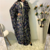 Foreign Trade Women's Summer Soft Chiffon Printed Muslim Islamic Robe Series