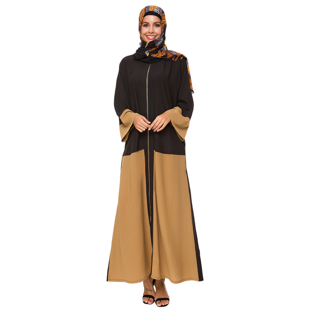 Foreign Trade New Product Malaysia Muslim Skirt Large Size Printed Ladies Wish Hot Sale Dress Muslim