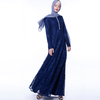 Arab Women's Clothing Lace Muslim Women's Long Skirt Summer Middle East Dress Abaya Dress Wholesale Cross-border
