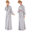 Modest Fashion Robe Long Sleeve Islamic Loose Islamic Muslim Maxi Dresses Abaya