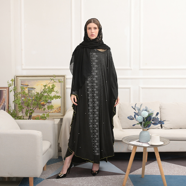 Burka Kaftan Jalabiya Caftan Jalabiya Thobe Turkish Dubai Muslim Jilbab Dubai 2022 Islamic Clothing Prayer Women Maxi Dress Abaya