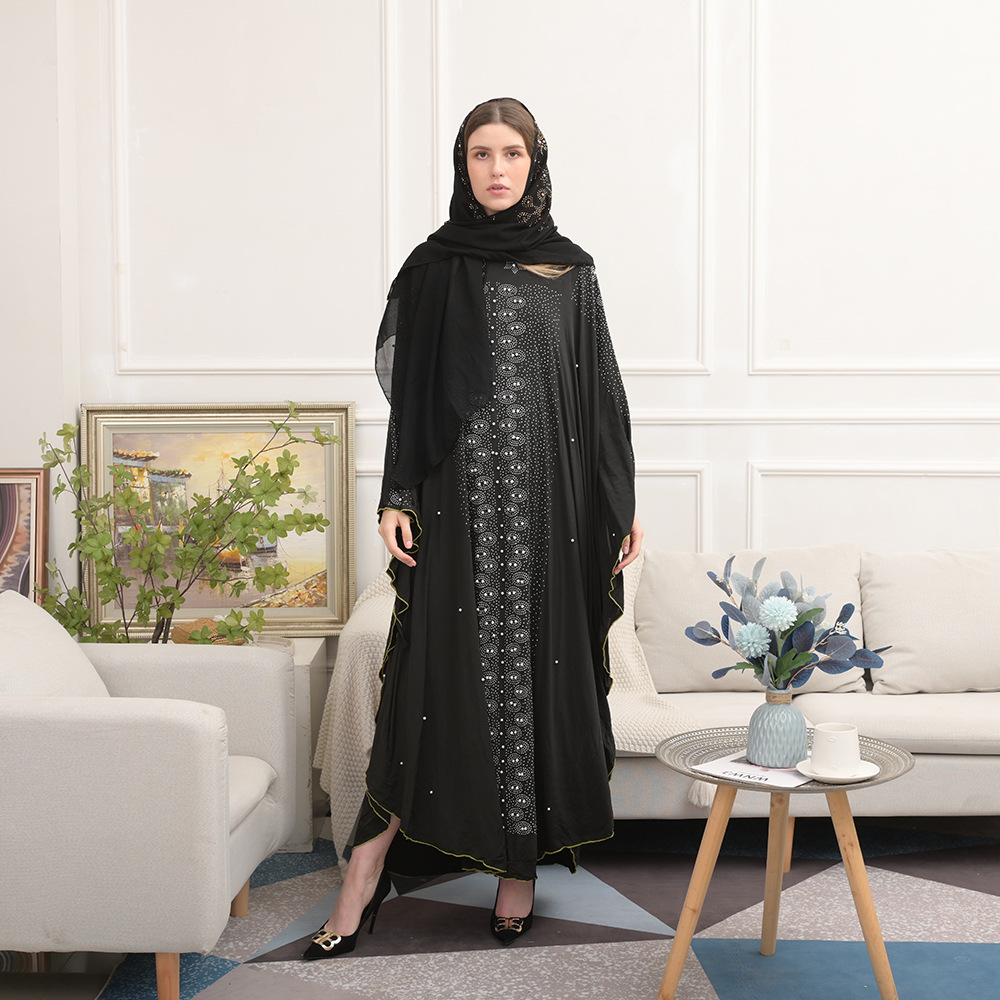  Burka Kaftan Jalabiya Caftan Jalabiya Thobe Turkish Dubai Muslim Jilbab Dubai 2022 Islamic Clothing Prayer Women Maxi Dress Abaya