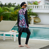 Islamic Modest Conservative Short-sleeved Swimsuit Beach Swimsuit Muslim Swimwear Burkini
