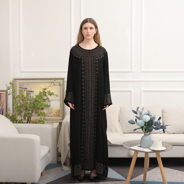  Dubai Kimono 2022 Muslim Jilbab Thobe Jalabiya Turkish Afgan Burka Islamic Clothing Dubai Hijab Women Maxi Dress Abaya