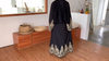 European And American Gold Lace Stitching Fashion Ramadan Cardigan Robe