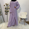 AliExpress Fashion Women's European And American Fake Two-piece Robe Dress Bandage And More Wear French Middle East Dubai 