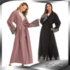 EBay Hot Sale Middle Eastern Muslim Long-sleeved Embroidered Beaded Robe Women Arab Long Cardigan