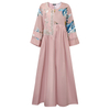  Muslim Dress Borka Fabric Wholesale Embroidery Collection Shop Muslimah Kaftan Islamic Clothing Modest Women Kimono Abaya