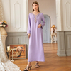 Turkey New Dubai Casual Maxi Dresses Modest Muslim Women Islamic Clothing Abaya