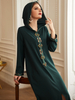 Hooded party Maxi Dresses New Dubai Modest Muslim Women Casual Islamic Clothing Abaya
