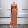 Fancy Kimono Muslim Dubai Maxi Dresses New Modest Fashion Elegant Arabic Islamic Abaya