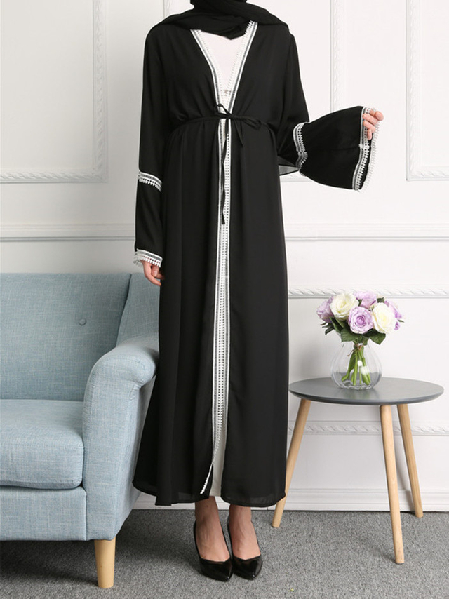 New Modest Fashion Elegant Arabic Muslim Dubai Maxi Dresses Islamic Abaya
