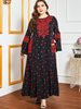 Embroidery Borka Prayer Clothes Vetement Femme Islamic Clothing Vêtements Turkish Dubai Robe Femme Musulman Women Kebaya Maleisie Modest Maxi Dress Open Abaya