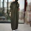  Muslim Caftan 2022 Dubai Jilbab Thobe Islamic Clothing Jalabiya Burka Kaftan Kimono Prayer Modest Women Maxi Dress Abaya