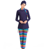 Plus Size Printed Islamic Fashion Muslim Wholesale Lady Women's Modest Swimwear Burkini