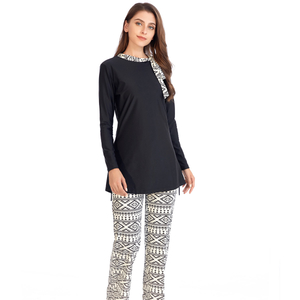 Plus Size Women's Islamic Fashion Muslim Wholesale Lady Modest Swimwear Burkini