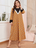  Muslim Thobe Jalabiya Arabic Kimono 2022 Modest Caftan Jilbab Islamic Clothing Prayer Dubai Kaftan Women Modern Burka Maxi Dress Abaya