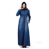 2022 Muslim Muslim Denim Dress Europe, America, Cross-border Women's Clothing Middle East