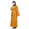 2022 Muslim New Cute And Sweet Hairball Muslim Cardigan Cross-border Women's Clothing Source Middle Eastern Robe