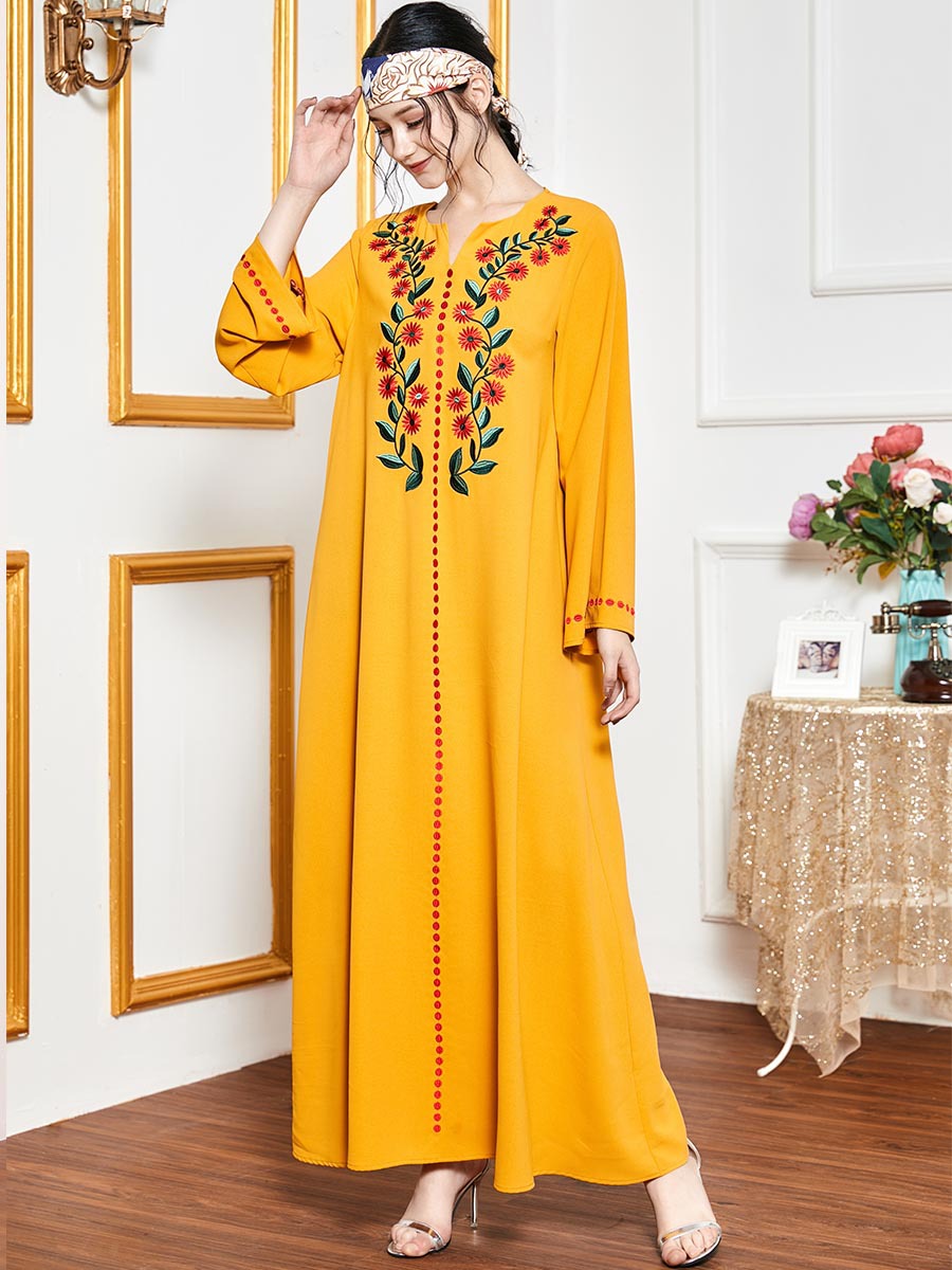  Burqa 2022 Jilbab Modest Prayer Modern Arabic Dubai Thobe Plus Size Women Jalabiya Burka Kaftan Muslim Islamic Clothing Maxi Dress Abaya