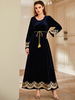  Burka Thobe Women Dubai 2022 Modern Jalabiya Arabic Kaftan Jilbab Burqa Modest Plus Size Prayer Islamic Clothing Muslim Maxi Dress Abaya