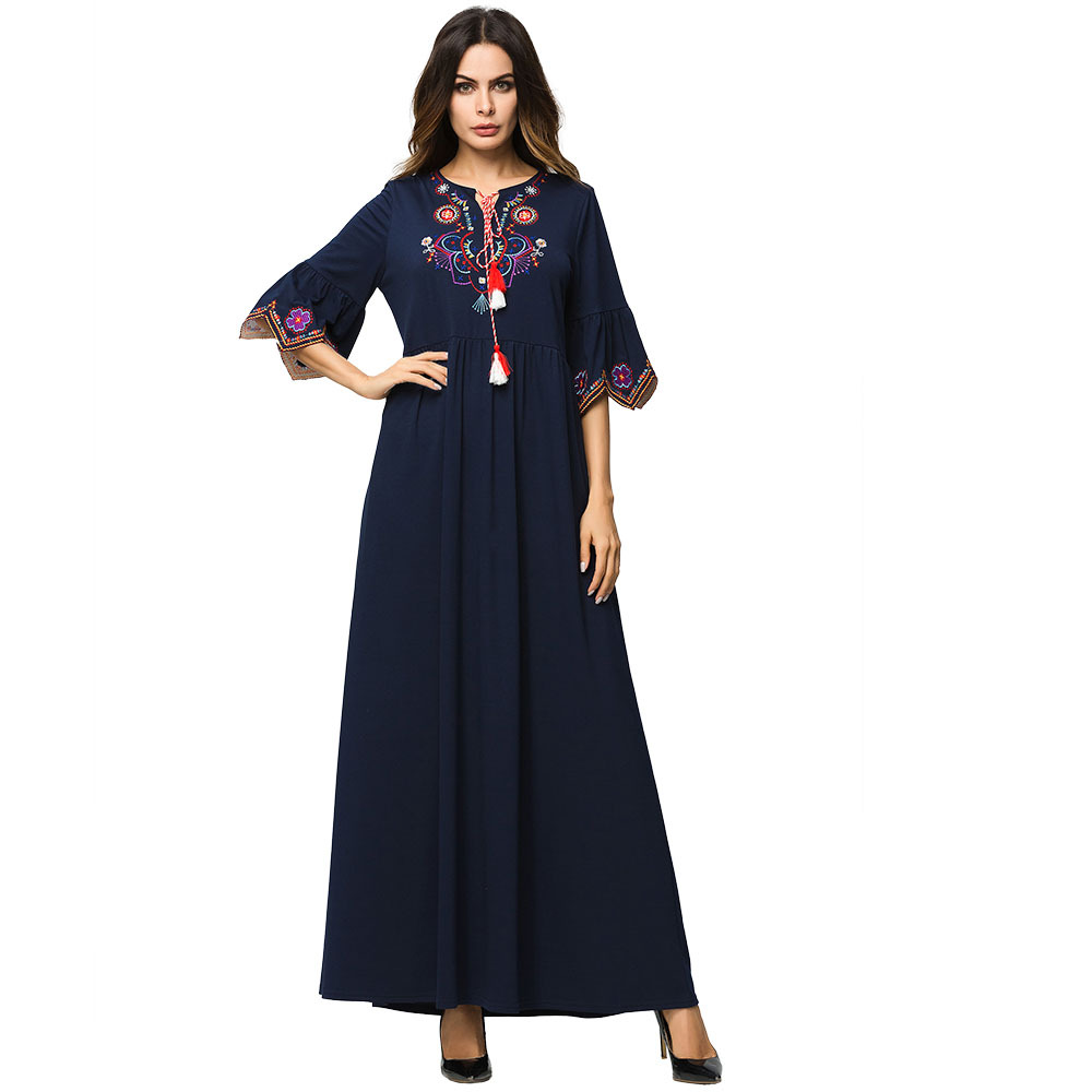  Women Dubai Burqa Modest 2022 Muslim Thobe Jalabiya Jilbab Burka Arabic Modern Islamic Clothing Kaftan Prayer Maxi Dress Abaya