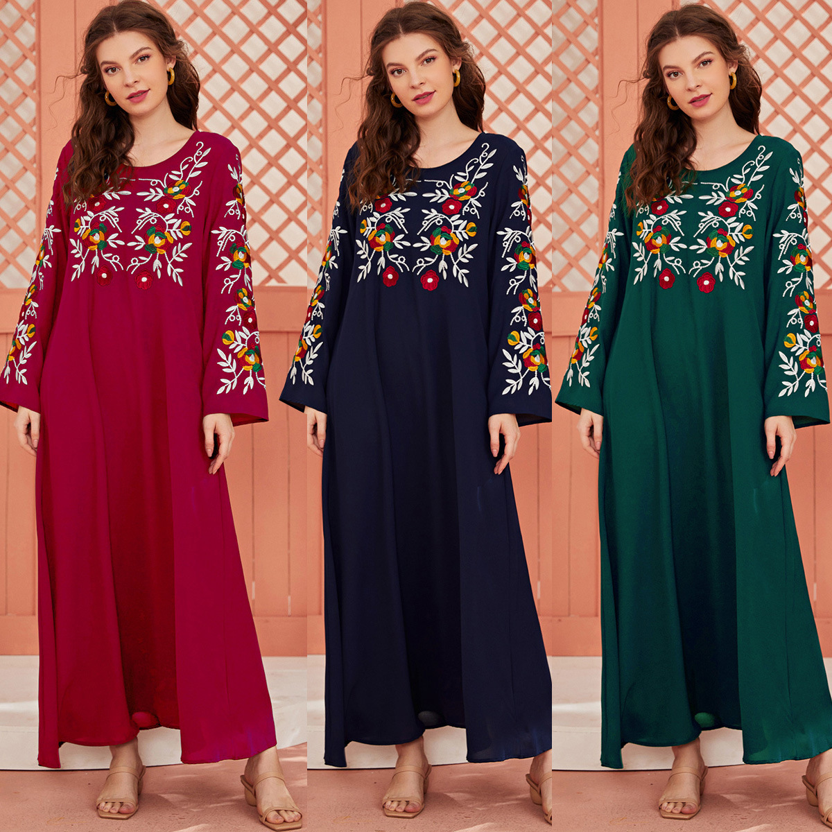  Arabic Burqa Islamic Clothing Modest Prayer Jilbab 2022 Burka Muslim Modern Plus Size Thobe Women Jalabiya Kaftan Dubai Maxi Dress Abaya