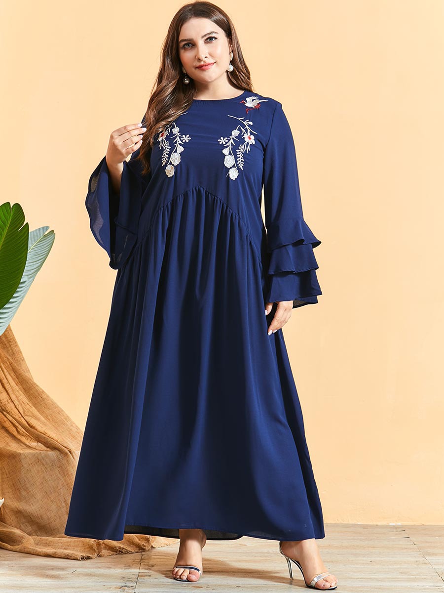  Burka Arabic Women Dubai Muslim Plus Size Thobe Kaftan Modest Lady Burqa Islamic Clothing 2022 Modern Jalabiya Jilbab Maxi Dress Abaya