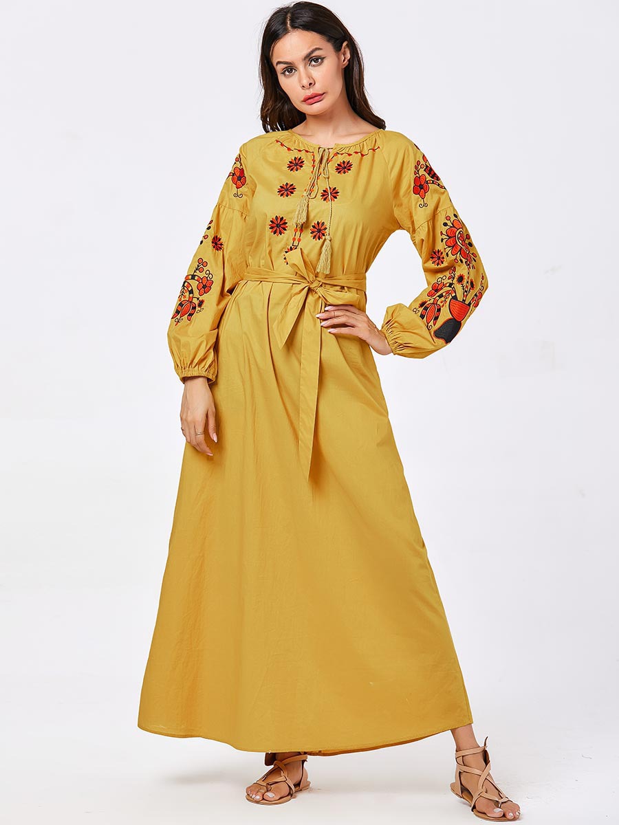  Hijabi Turkish Kaftan Women Modest Femme Burka Vetements Dubai Turkish Islamic Clothing Muslim Dresses Kaftan Burqa Borka Musulmane Maxi Dress Abaya