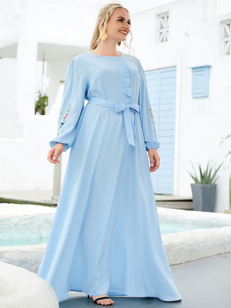  Muslim Dresses Borka Modest Kaftan Turkish Dubai Musulmane Kaftan Hijabi Burka Islamic Clothing Turkish Women Burqa Femme Vetements Maxi Dress Abaya