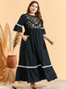  Prayer Clothes Turkish Robe Femme Musulman Dubai Embroidery Modest Borka Women Vetement Femme Vêtements Islamic Clothing Kebaya Maleisie Maxi Dress Abaya