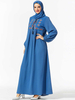  Turkish Borka Modest Vêtements Embroidery Women Islamic Clothing Vetement Femme Prayer Clothes Kebaya Maleisie Robe Femme Musulman Dubai Maxi Dress Abaya