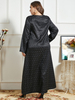  Dubai Women Robe Femme Musulman Vetement Femme Islamic Clothing Kebaya Maleisie Borka Turkish Embroidery Modest Prayer Clothes Vêtements Maxi Dress Abaya