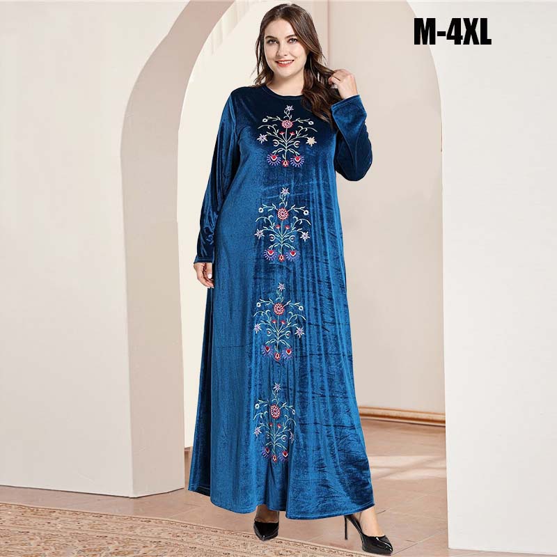  Islamic Clothing Prayer Clothes Vêtements Women Turkish Modest Dubai Kebaya Maleisie Robe Femme Musulman Vetement Femme Embroidery Borka Maxi Dress Abaya