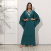 2022 New Plus Size Loose Casual Muslim Arab Robe Abaya