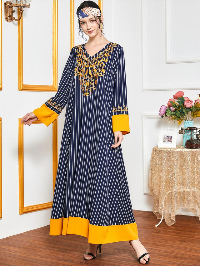  Modest Kebaya Maleisie Vetement Femme Women Islamic Clothing Turkish Dubai Prayer Clothes Robe Femme Musulman Borka Vêtements Embroidery Maxi Dress Abaya