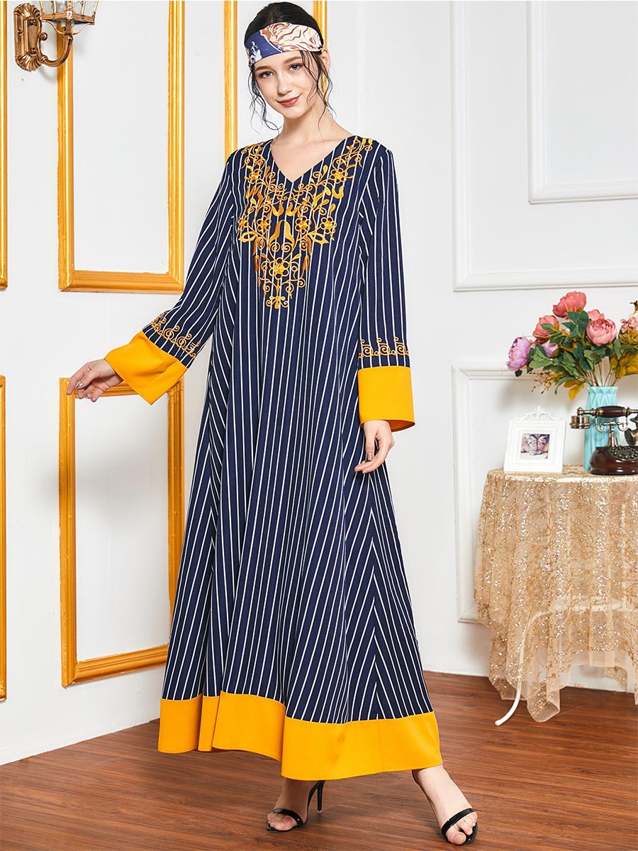  Modest Kebaya Maleisie Vetement Femme Women Islamic Clothing Turkish Dubai Prayer Clothes Robe Femme Musulman Borka Vêtements Embroidery Maxi Dress Abaya