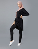 2022 Malaysia Islamic Casual Dubai Women Modern New Design Arabic Modest Shirt