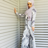 Arabic Islamic Women 2022 Modern New Design Malaysia Robe Salwar Kameez Casual Open Abaya