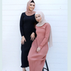 Malaysia 2022 Modern Women Islamic Arabic Robe Salwar Kameez Casual Design New Design Abaya