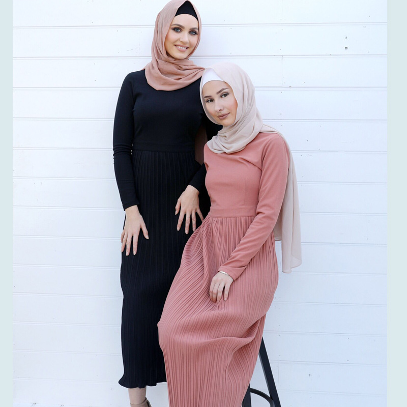 Malaysia 2022 Modern Women Islamic Arabic Robe Salwar Kameez Casual Design New Design Abaya