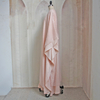 2022 Muslim Southeast Asia Muslim Bat Sleeve Middle East Sequined Pink Chiffon Arab Women