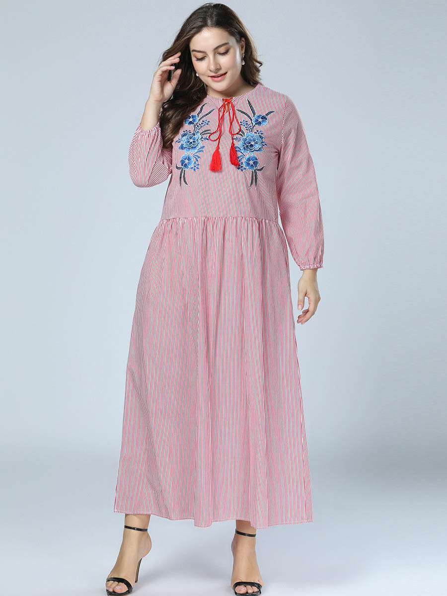  Dubai Turkish Kaftan Muslim Dresses Femme Fashion Women Cotton Fabric Hijabi Burqa Musulmane Islamic Clothing Burka Vetements Modest Turkish Borka Maxi Dress Abaya