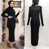  Dubai Jalabiya Modest Robe Arab Turkish Kaftan Cotton Kimono Burka Muslim Islamic Clothing 2022 Morocco Prayer Women Maxi Dress Abaya